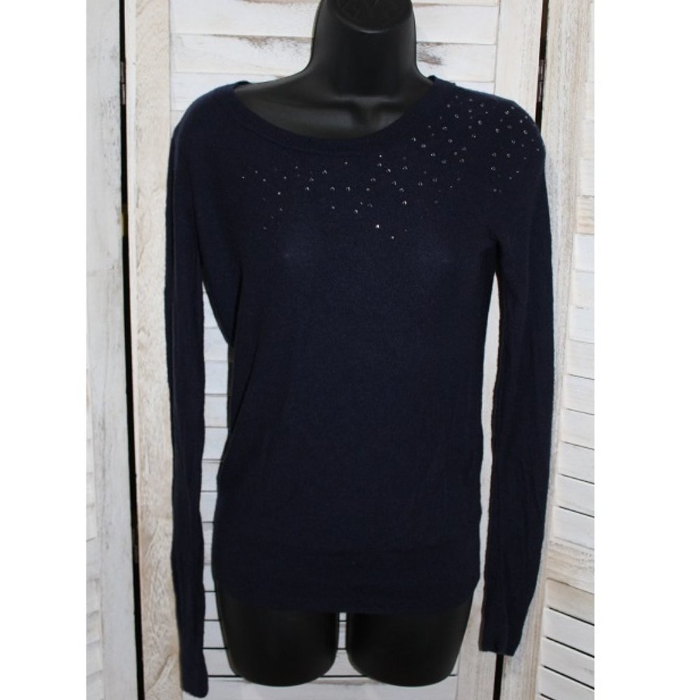 American eagle thin navy sweater (591)🦋